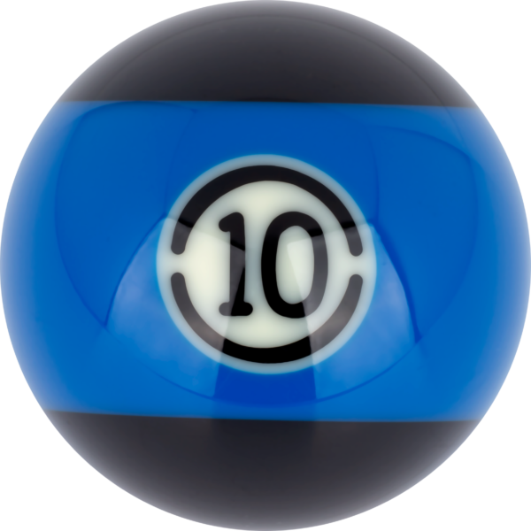 Aramith BLACK Replacement Ball – #10 | Golden Break Billiards